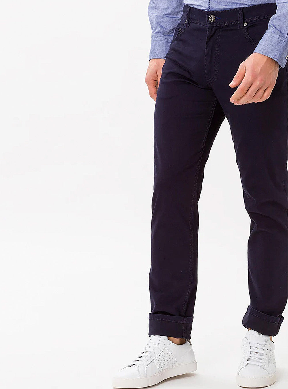 Brax Cooper Five-Pocket Pant - Perma Blue