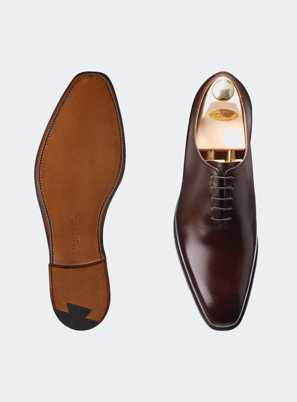 Crockett & Jones Alex - Dark Brown Burnished Calf