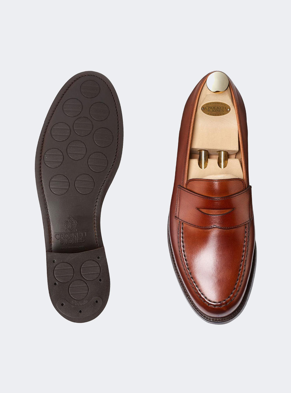 Crockett & Jones Boston - Chestnut Burnished Calf
