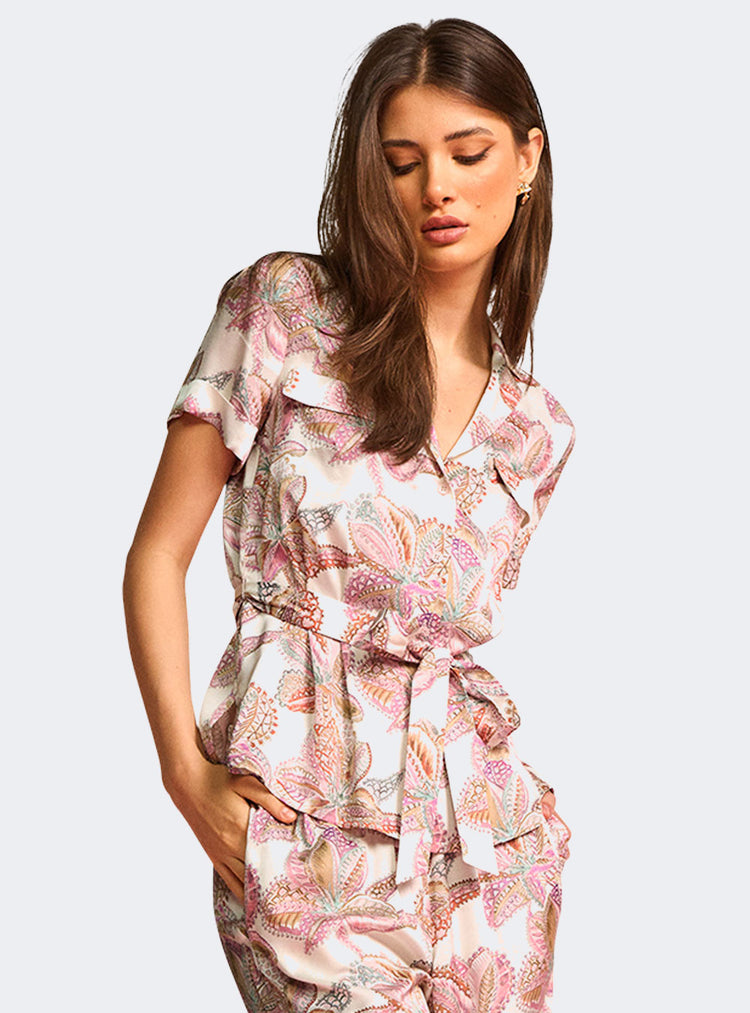 Riani Blouse in Desert Rose Print