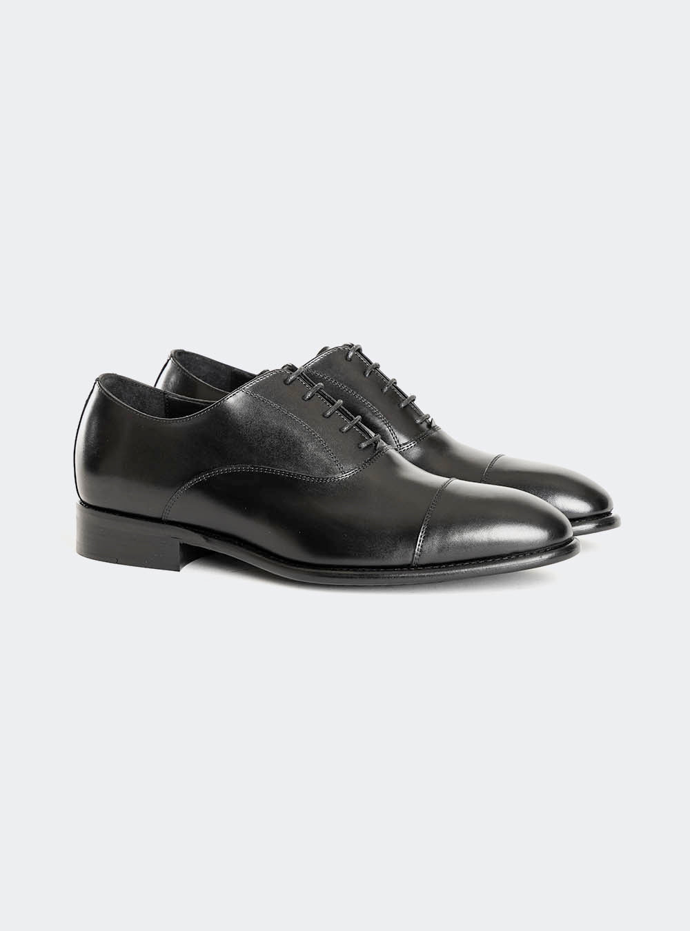 Calzoleria Toscana 2571 Cap-Toe Oxford Dress Shoe - Black