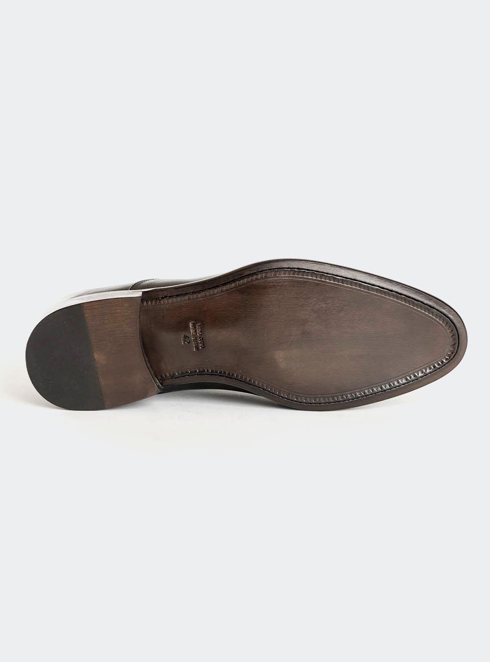 Calzoleria Toscana 2571 Cap-Toe Oxford Dress Shoe - Dark Brown