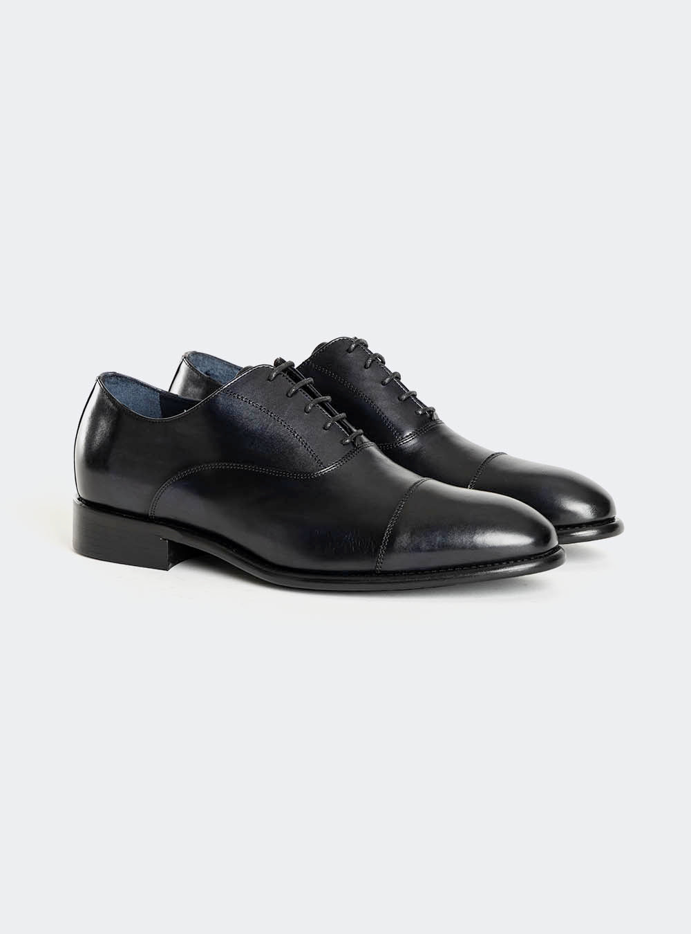 Calzoleria Toscana 2571 Cap-Toe Oxford Dress Shoe - Ocean