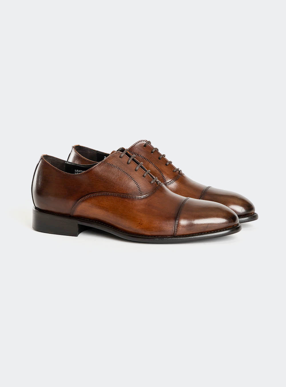 Calzoleria Toscana 2571 Cap-Toe Oxford Dress Shoe - Oak