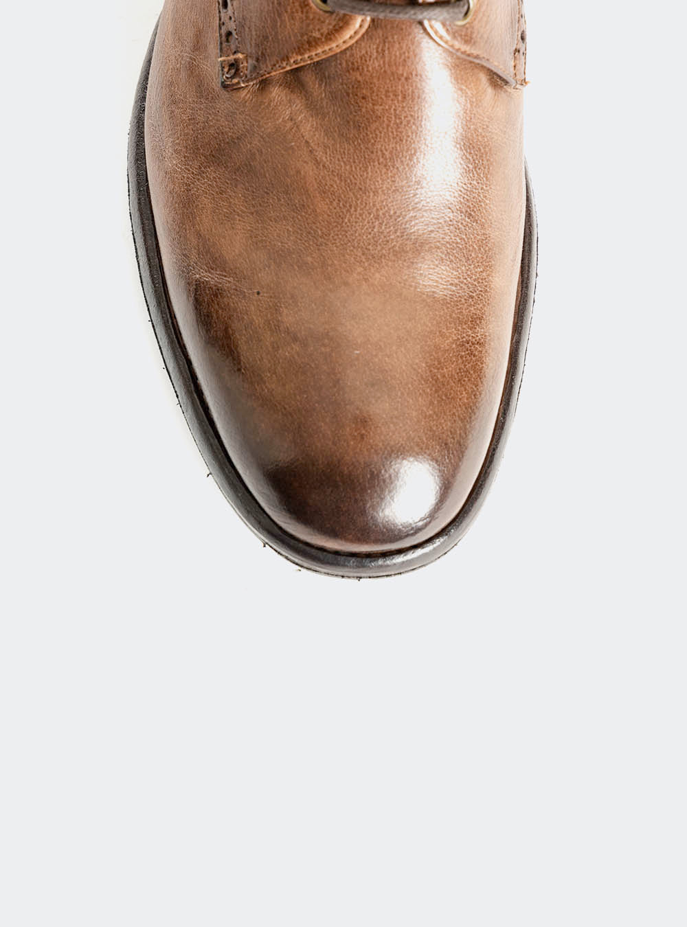 Calzoleria Toscana A262 Dip Dyed Plain-Toe Side Zip Boot - Moor