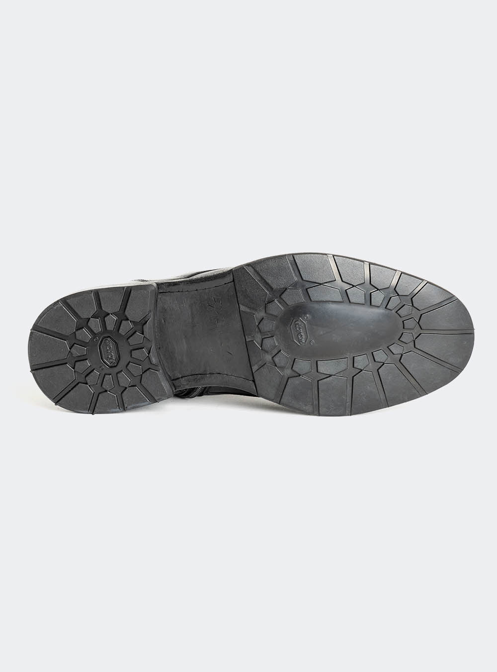 Calzoleria Toscana Q549 Dip Dyed Toe-Cap Side Zip Boot - Black