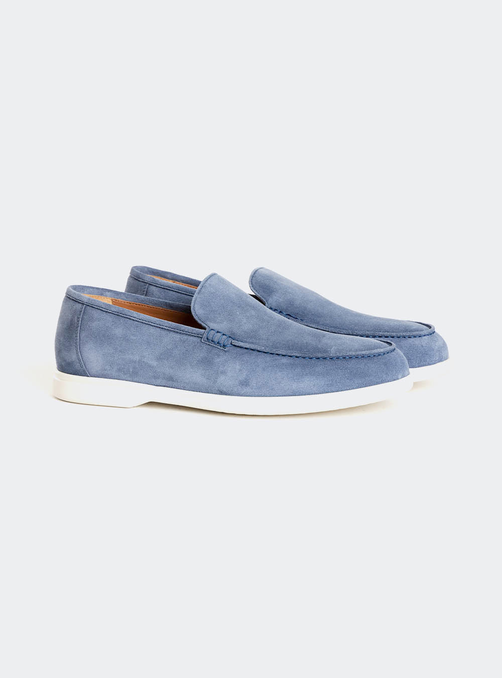 Calzoleria Toscana Sommo Venetian Suede Loafer - Blue