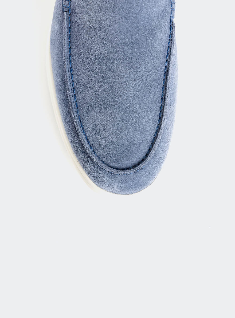 Calzoleria Toscana Sommo Venetian Suede Loafer - Blue