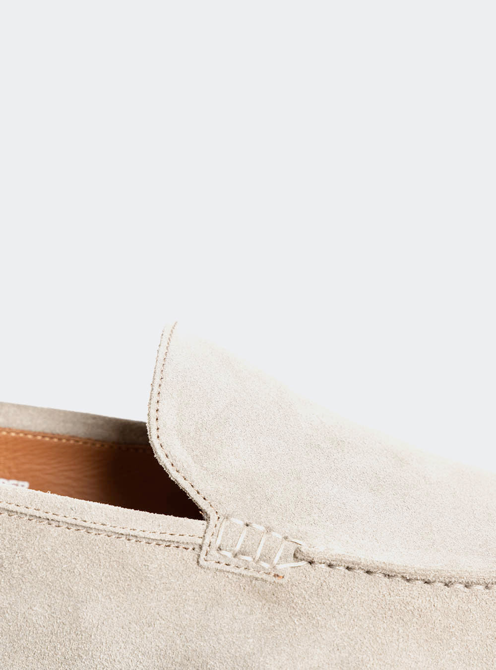 Calzoleria Toscana Sommo Venetian Suede Loafer - Light Grey