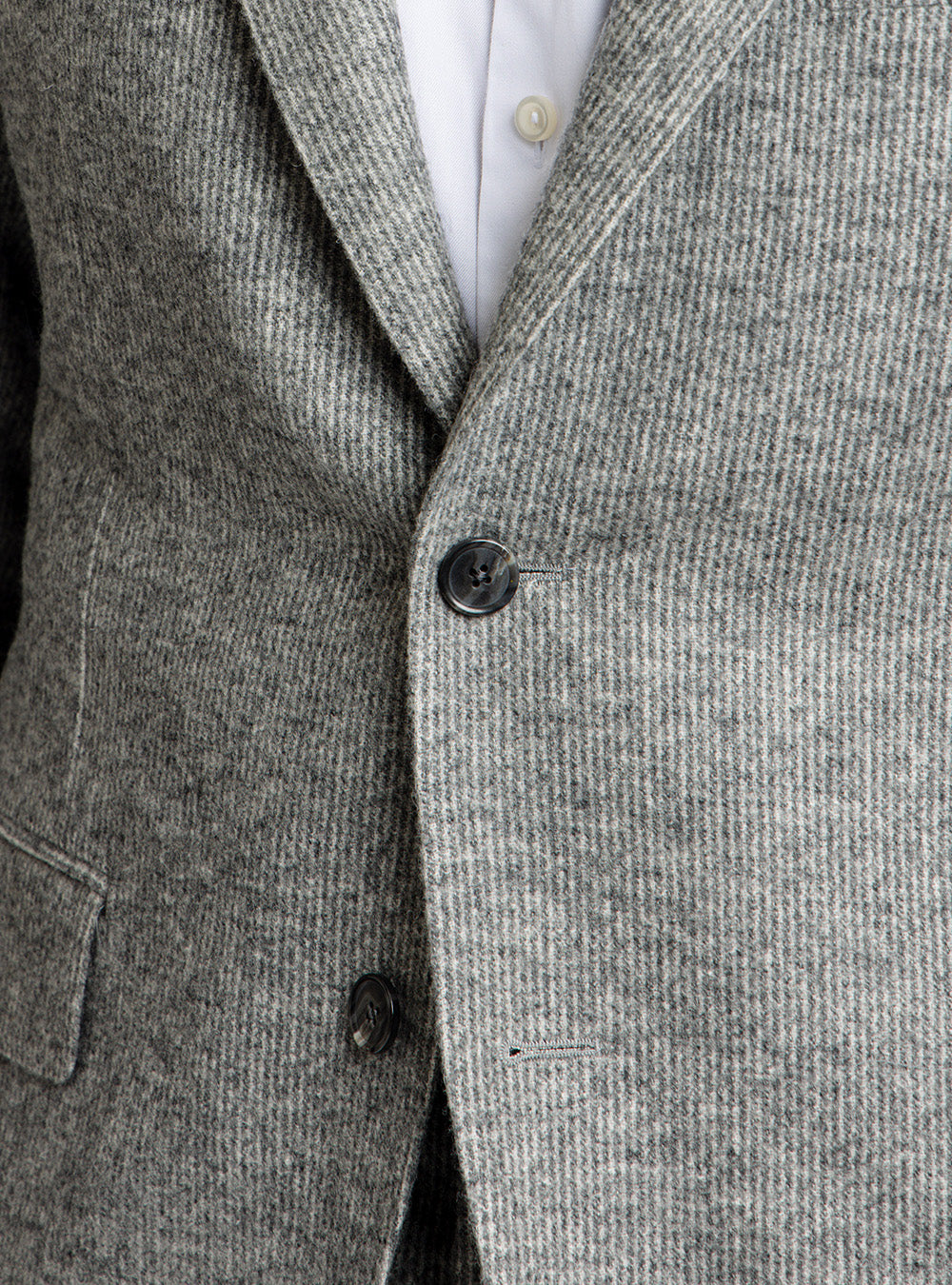 Samuelsohn Salt & Pepper English Flannel Suit