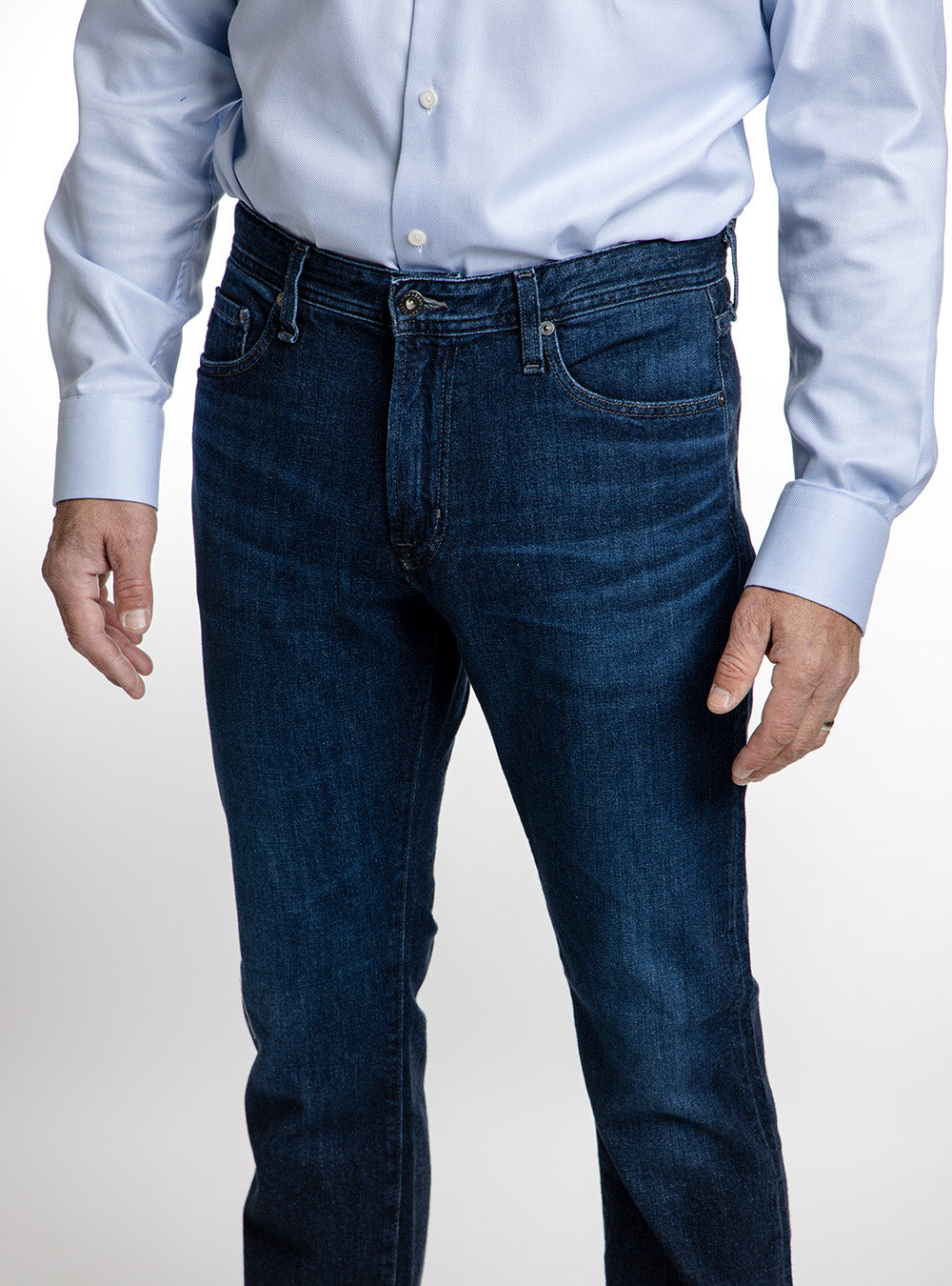 AG Five Pocket Classic Indigo Wash Denim