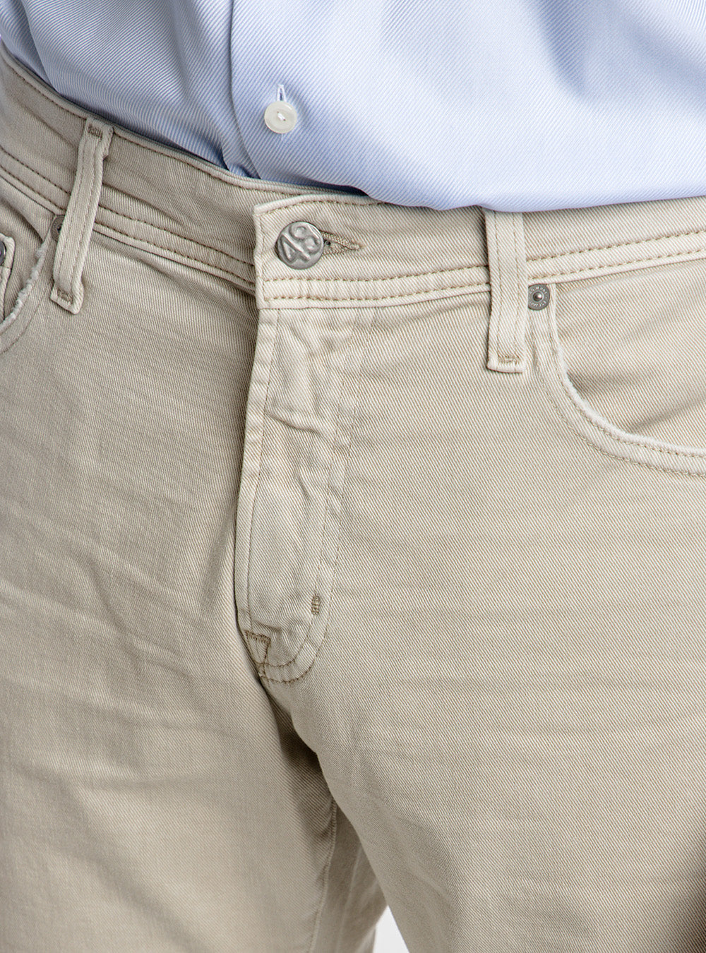 AG Five Pocket Classic Ivory Denim