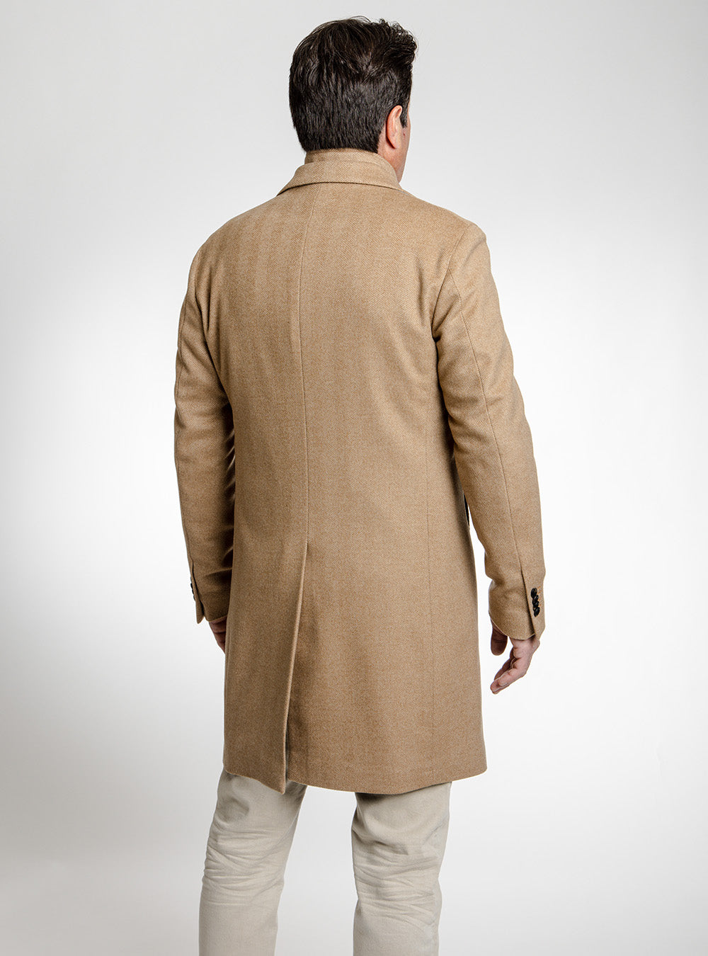 Luigi Bianchi Camel Top Coat