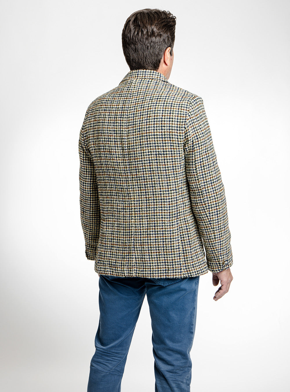 BOB Multi-Coloured Open Weave Unstructured Sport Coat