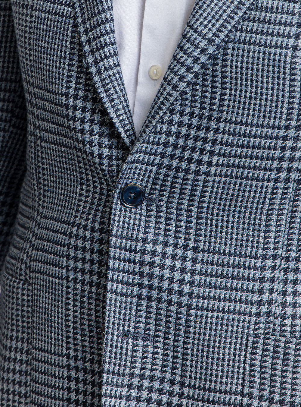 L.B.M. 1911 Mid-Blue Box Check Sport Coat