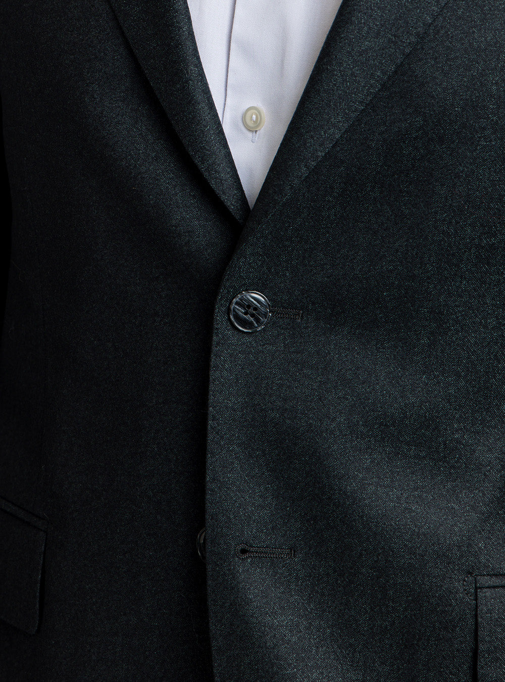 Luigi Bianchi Marbled Navy & Teal Suit