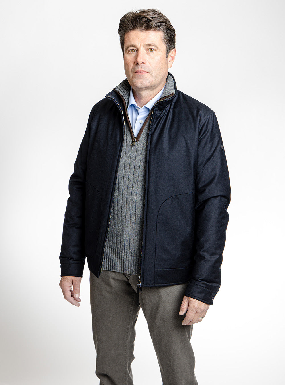 Duno Navy Bomber Jacket