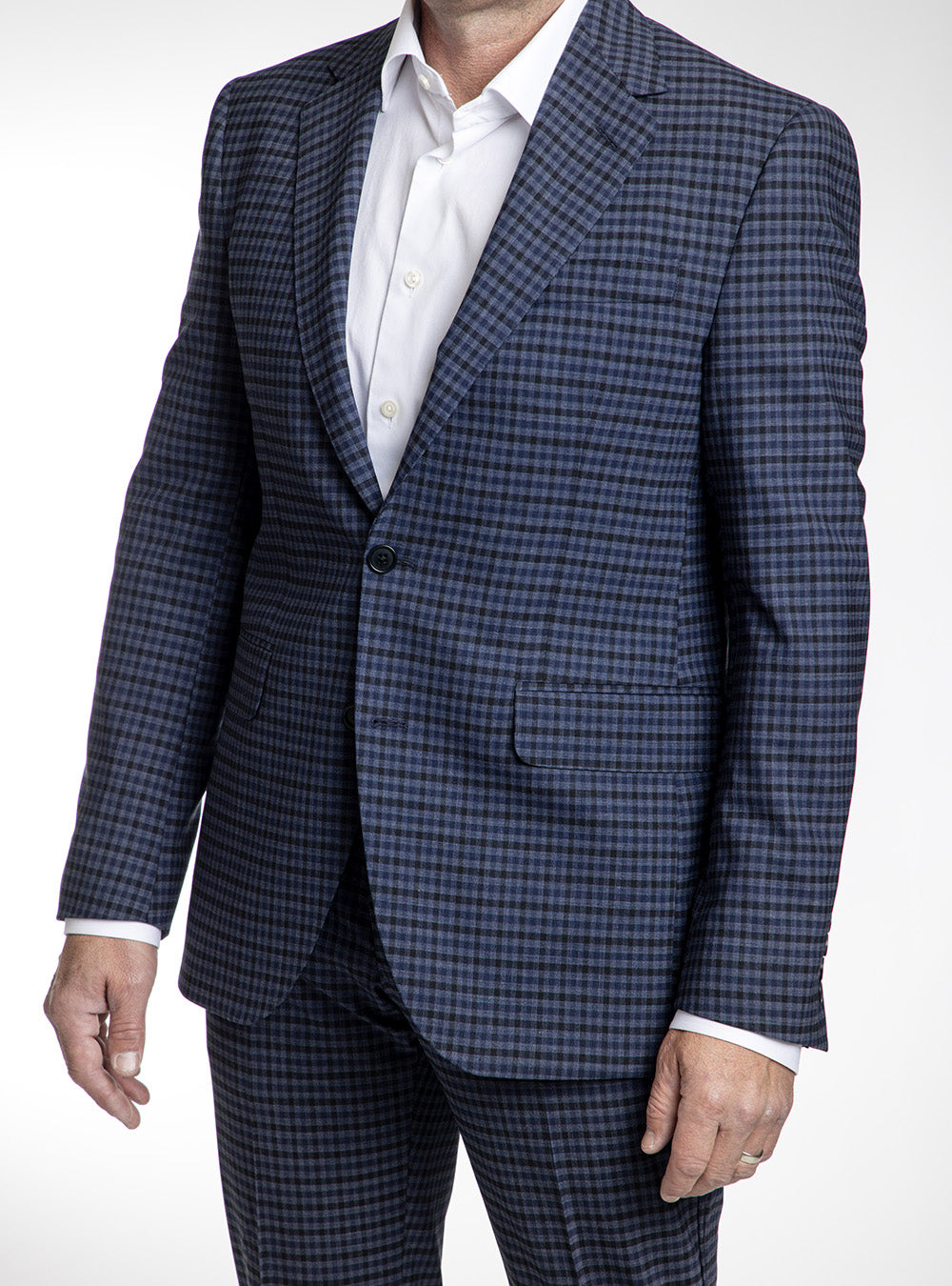 Coppley Blue Micro-Check Suit