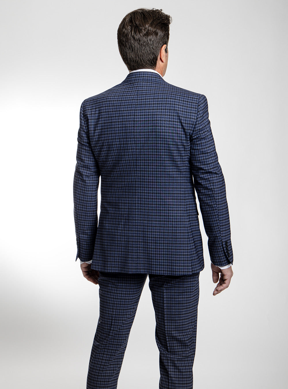 Coppley Blue Micro-Check Suit