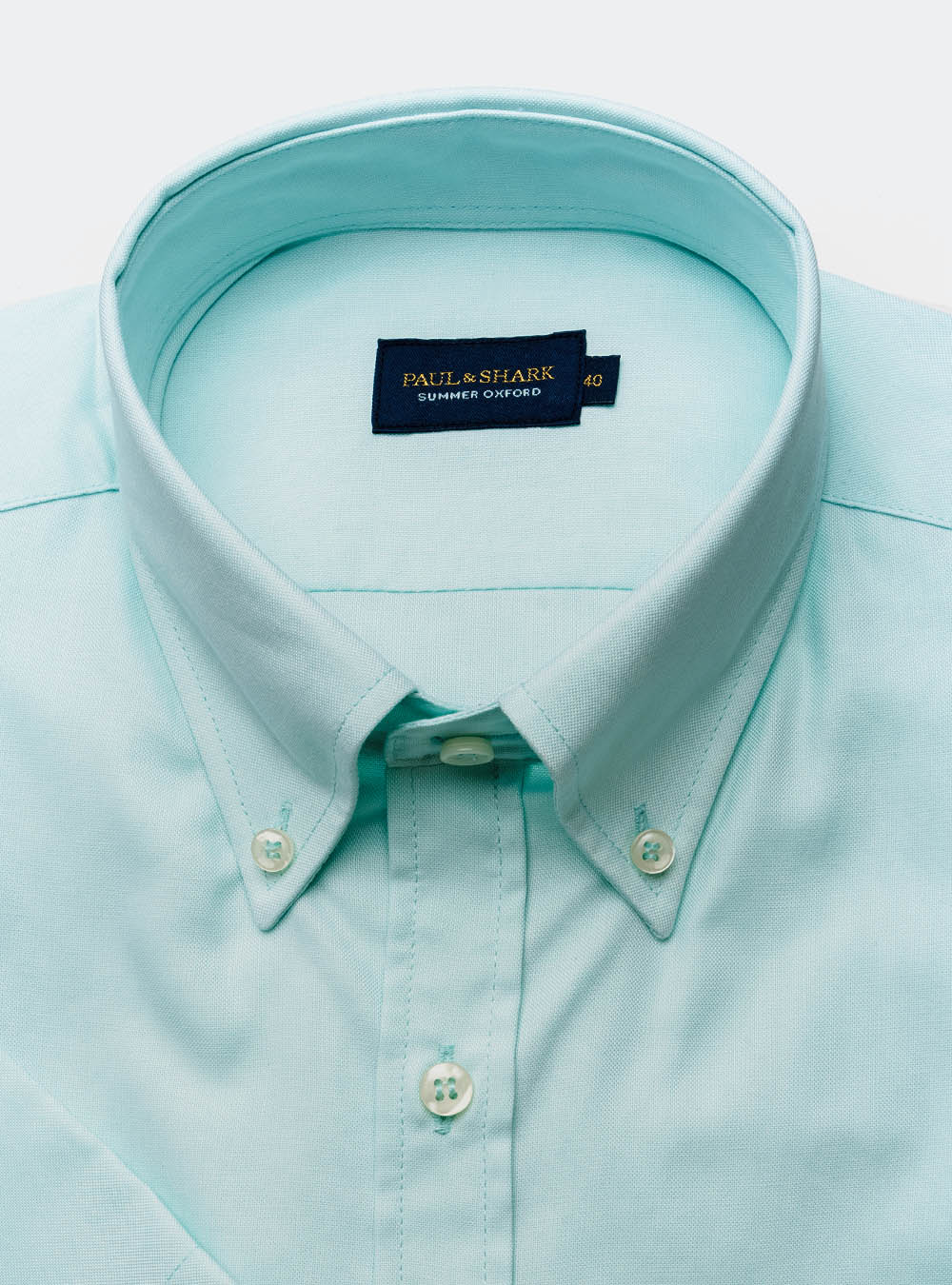 Paul & Shark Teal Solid Shirt