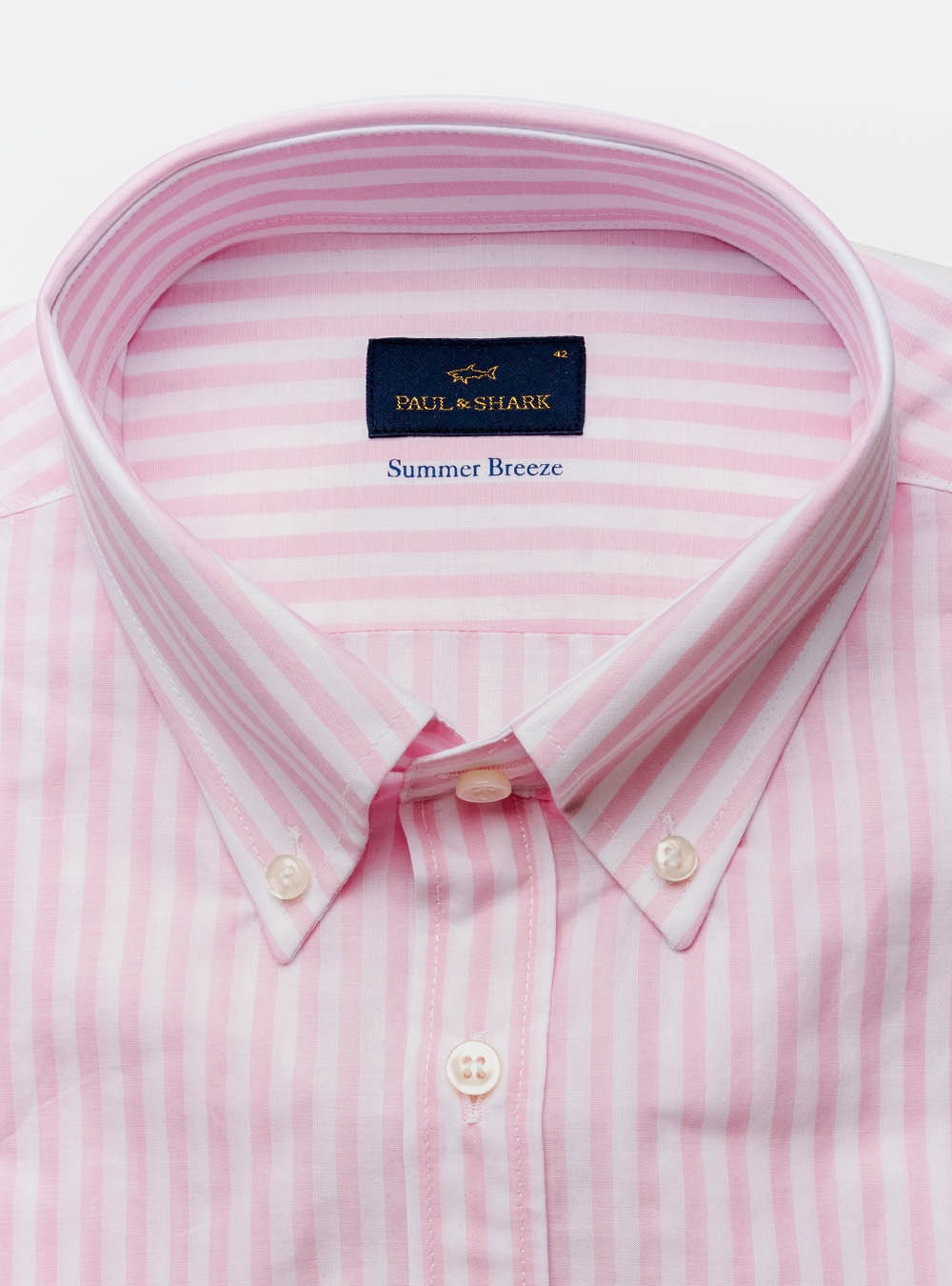 Paul & Shark Pink Striped Shirt