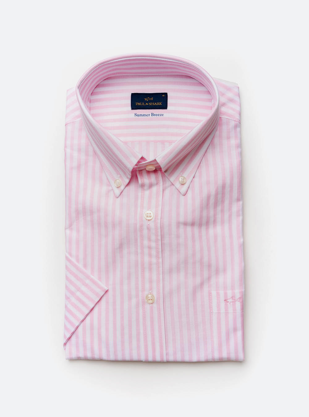 Paul & Shark Pink Striped Shirt