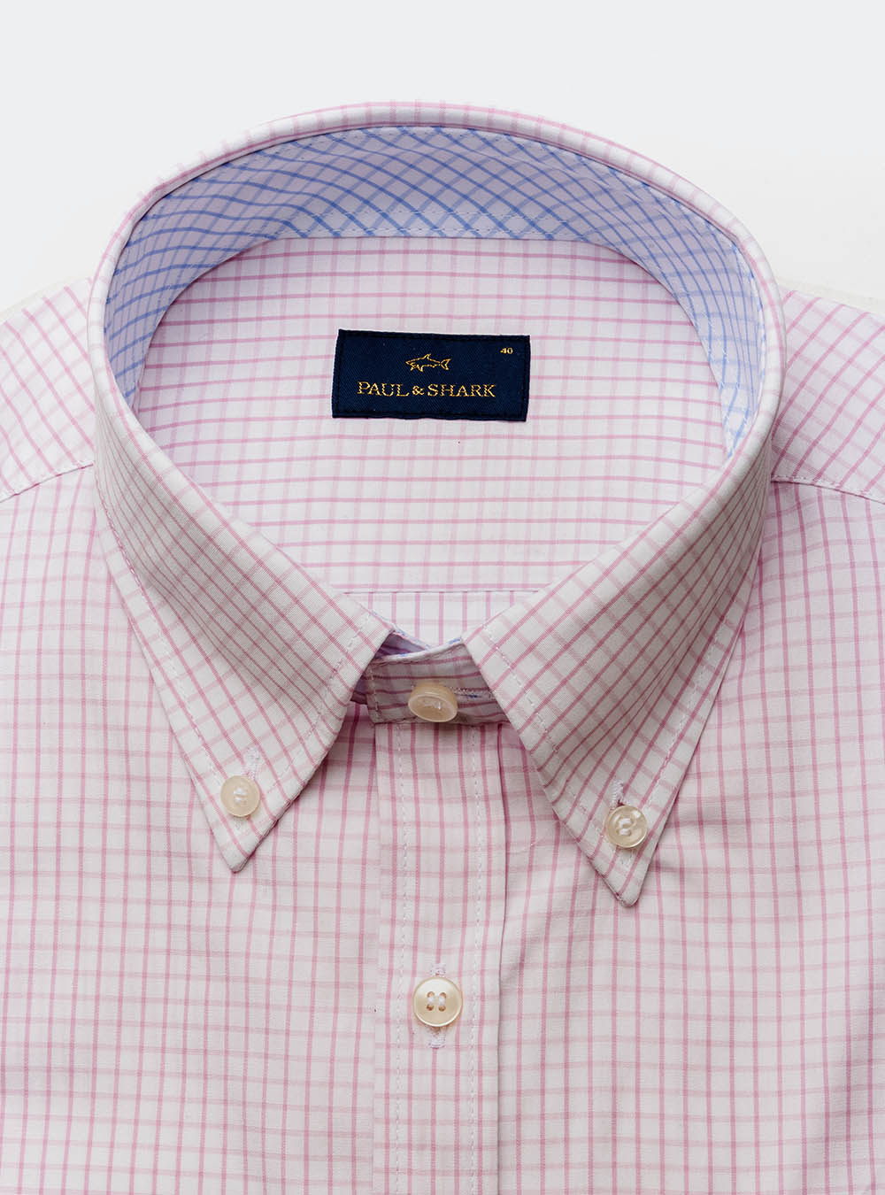 Paul & Shark Pink Check Shirt
