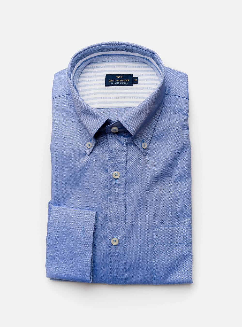 Paul & Shark Blue oxford Button Down Shirt