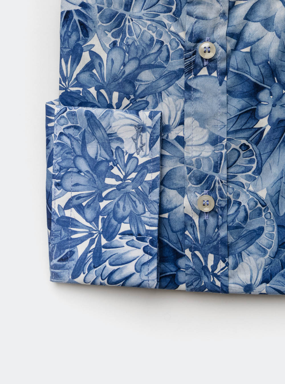 Paul & Shark Blue Floral Shirt