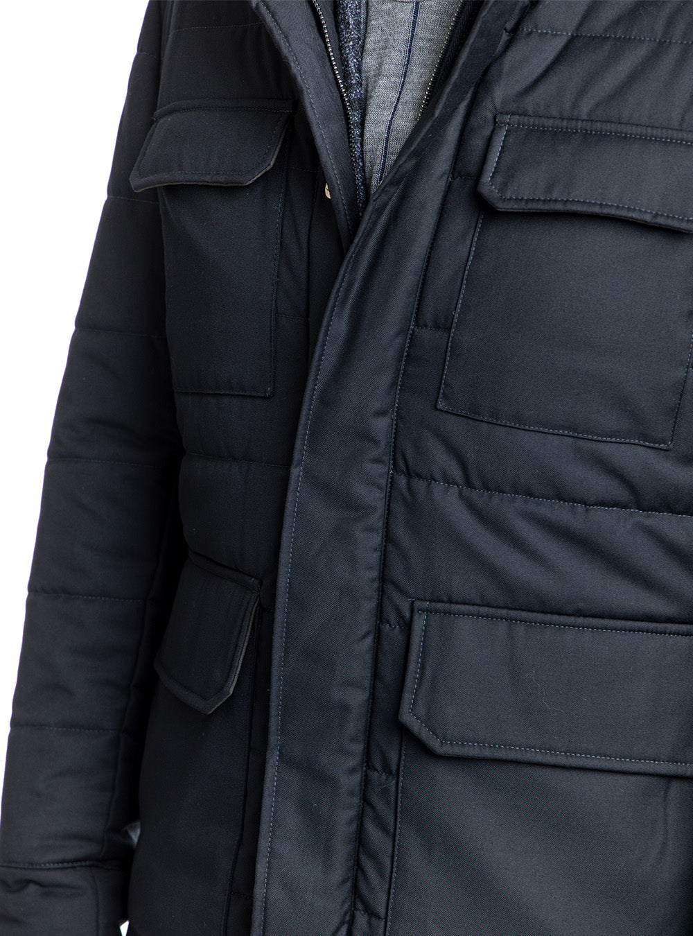 Waterville Blue Wool Jacket