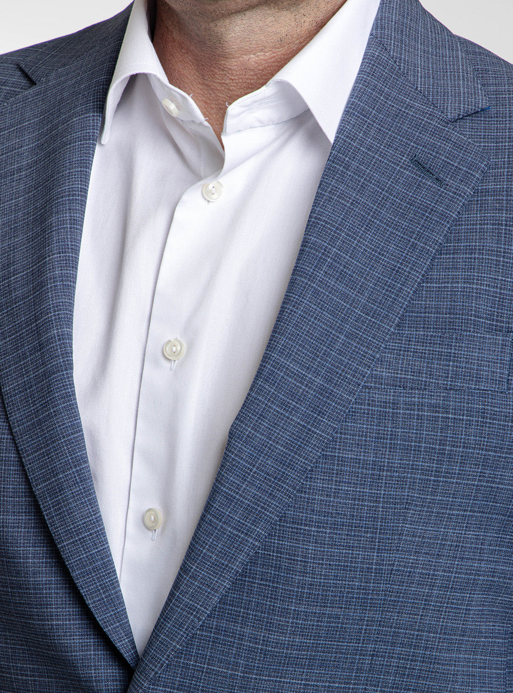 Coppley Two-Tone Blue Cross Hatch Check Suit