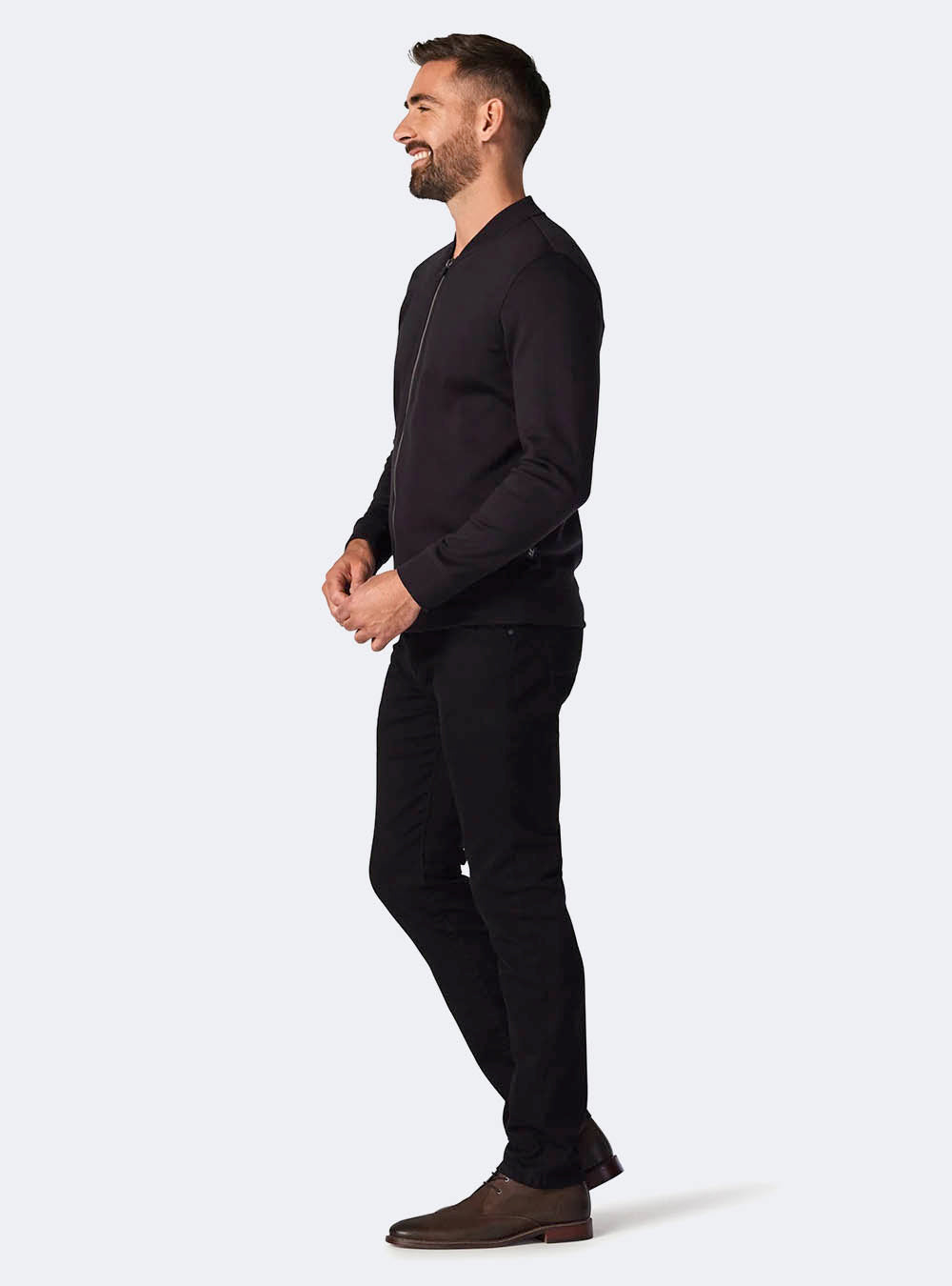 34 Heritage Cool Tapered Leg Jeans - Black Vintage Comfort
