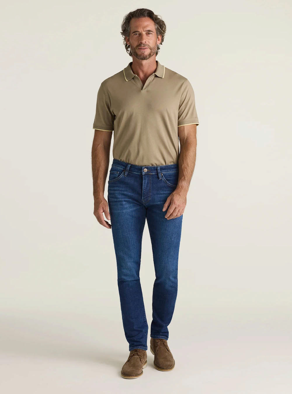 34 Heritage Cool Tapered Leg Jeans - Dark Brushed Vintage