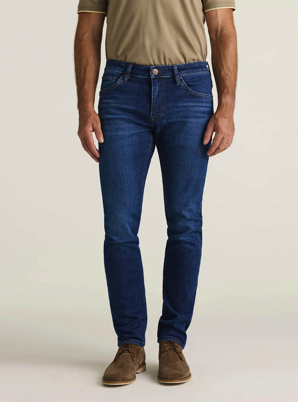 34 Heritage Cool Tapered Leg Jeans - Dark Brushed Vintage