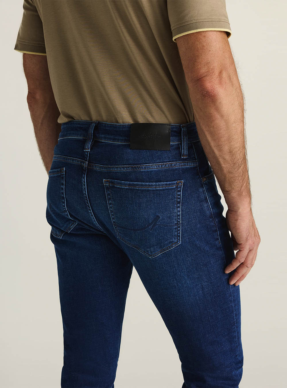 34 Heritage Cool Tapered Leg Jeans - Dark Brushed Vintage