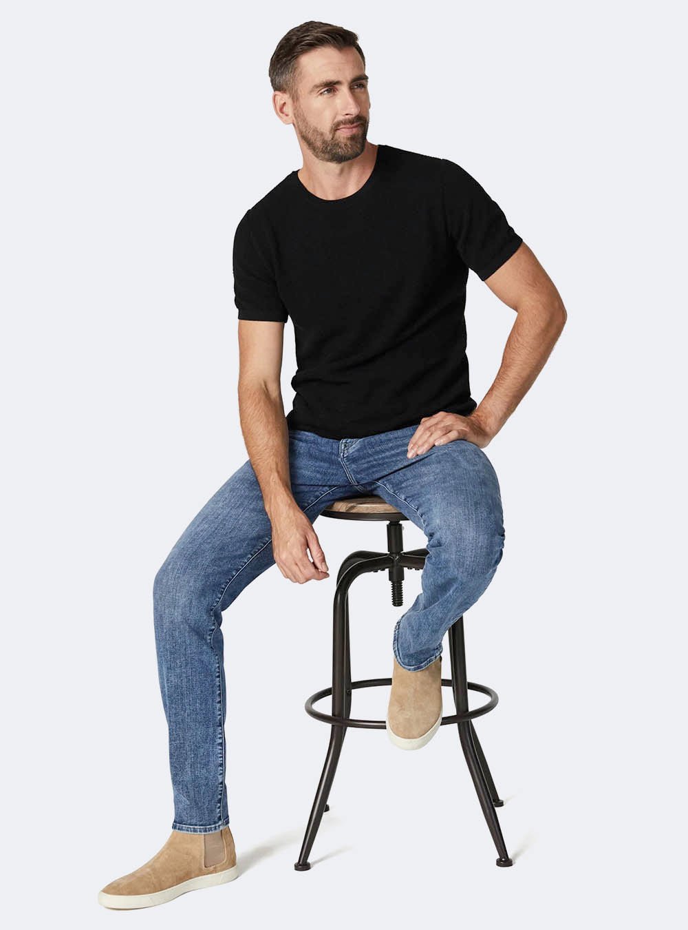 34 Heritage Cool Tapered Leg Jeans - Dark Organic