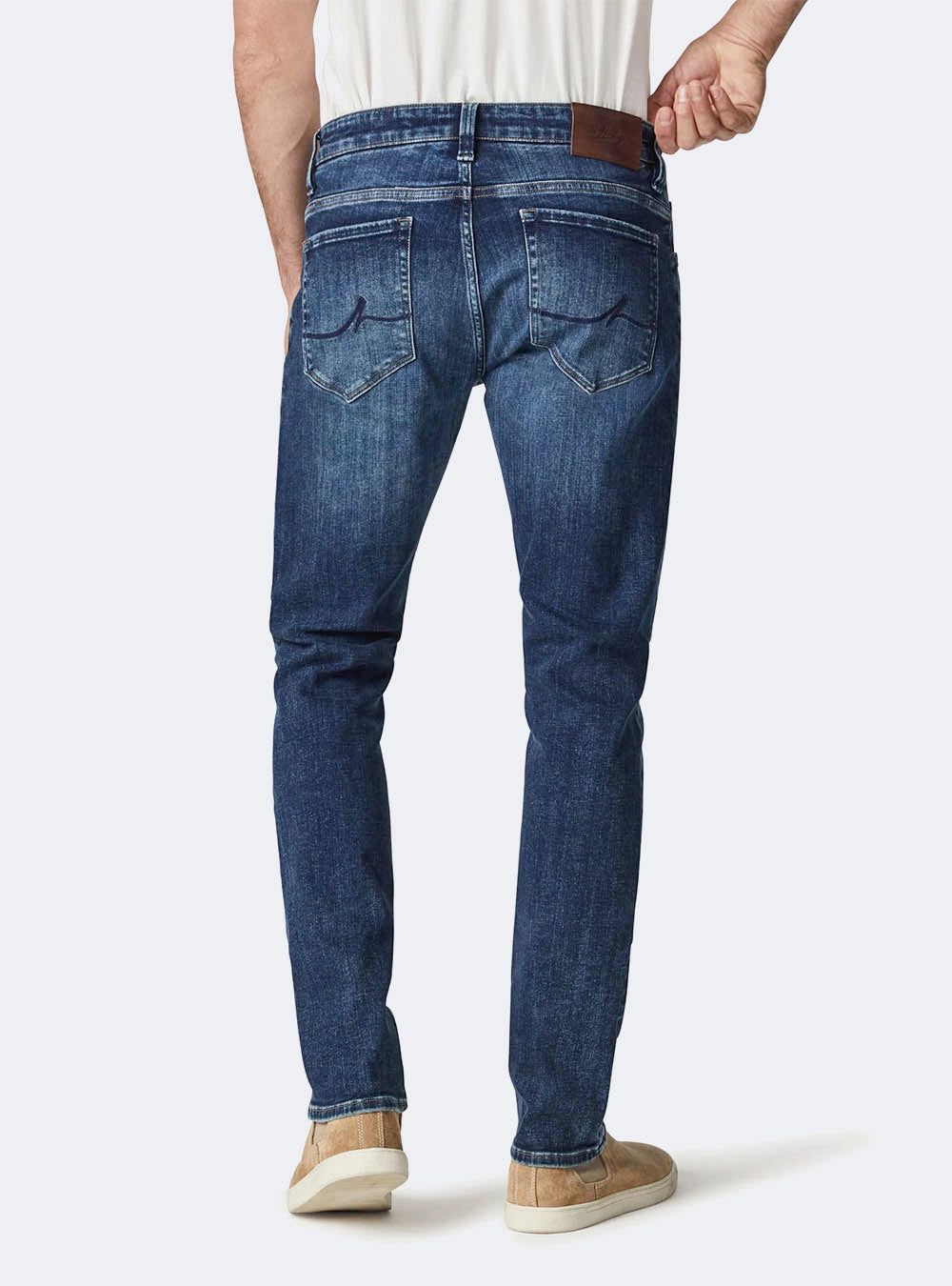 34 Heritage Cool Tapered Leg Jeans - Foggy Indigo Organic