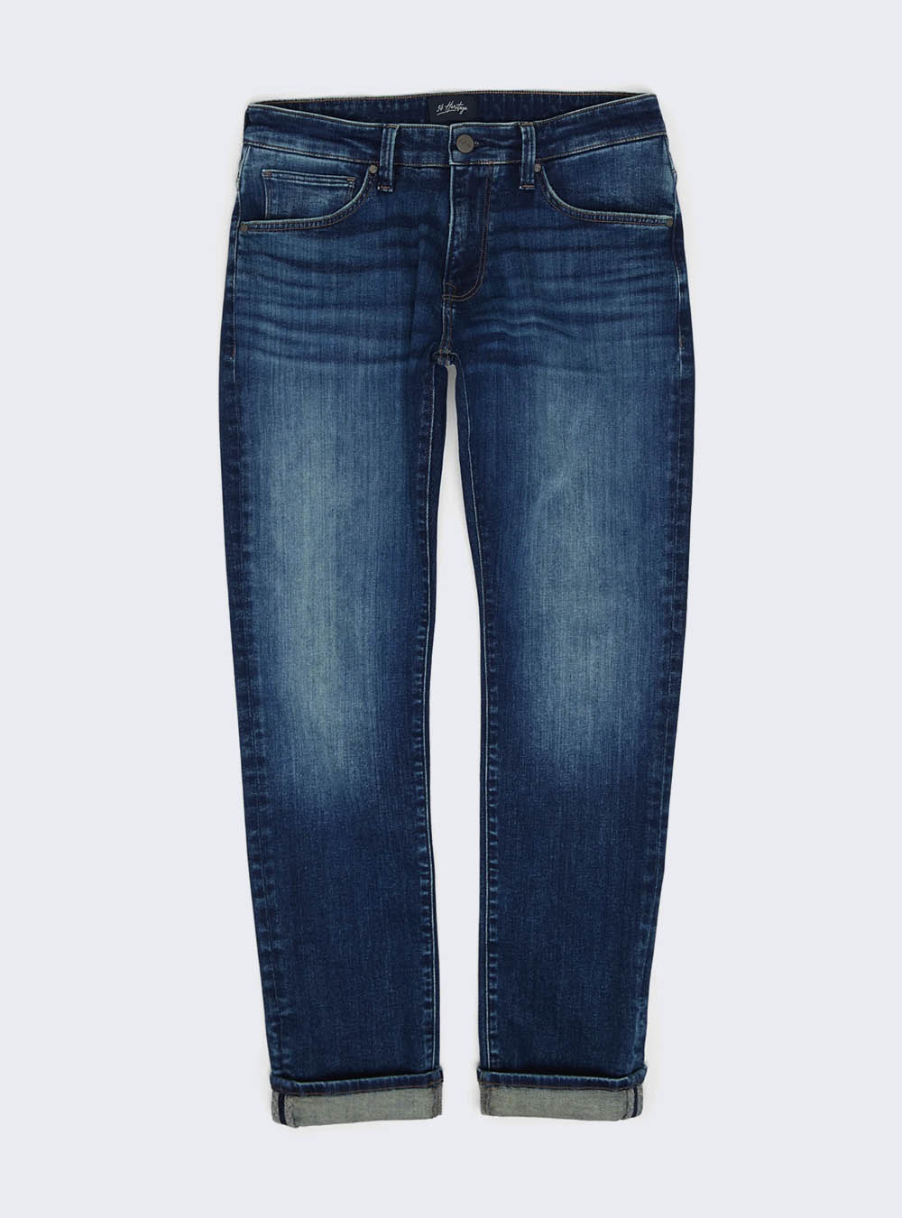 34 Heritage Cool Tapered Leg Jeans - Foggy Indigo Organic