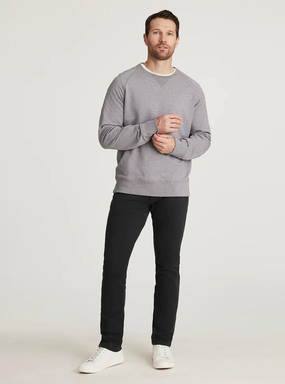 34 Heritage Cool Tapered Leg  Pants - Charcoal Diagonal