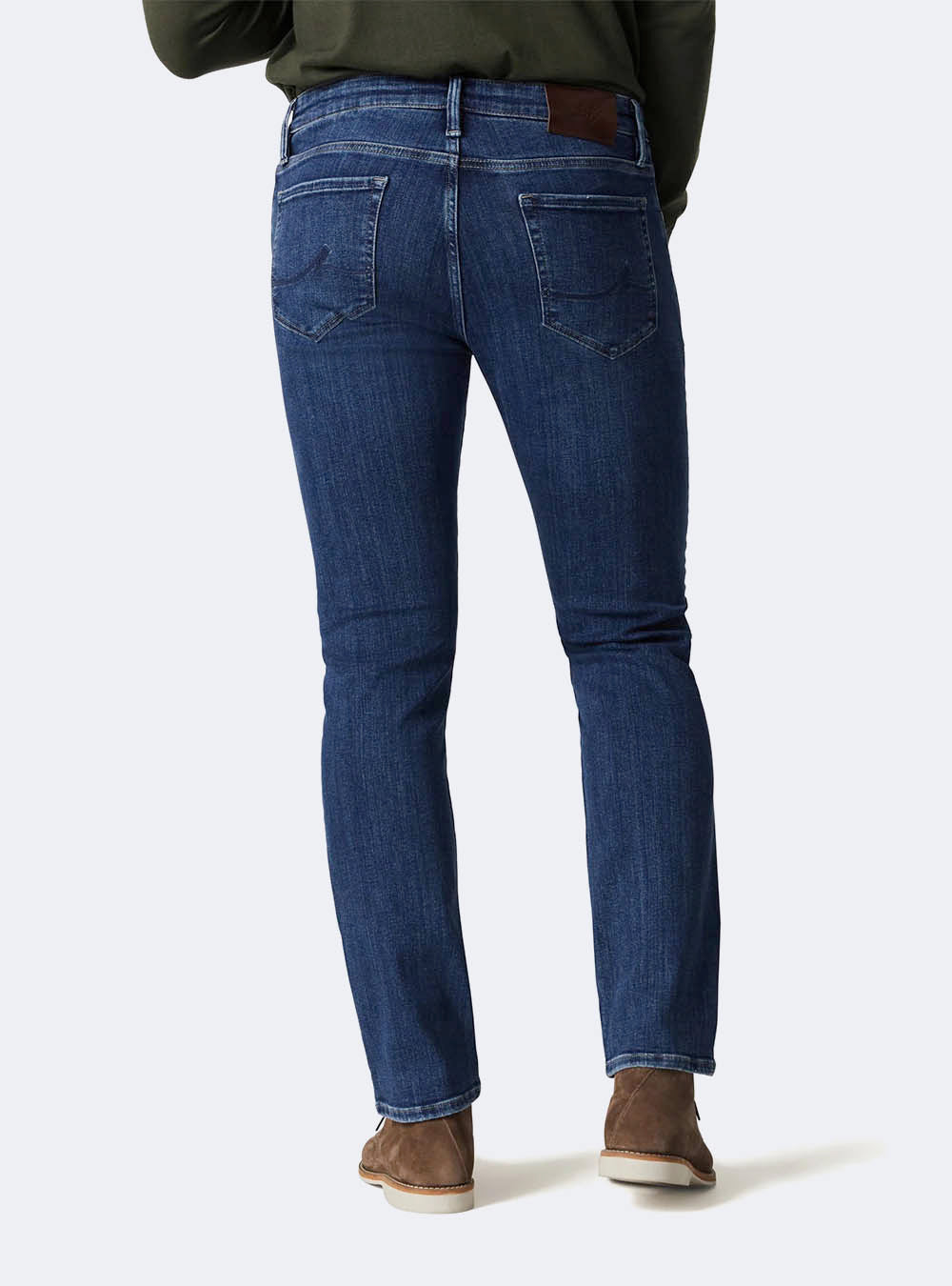 34 Heritage Courage Straight Leg Jeans - Deep Brushed Organic
