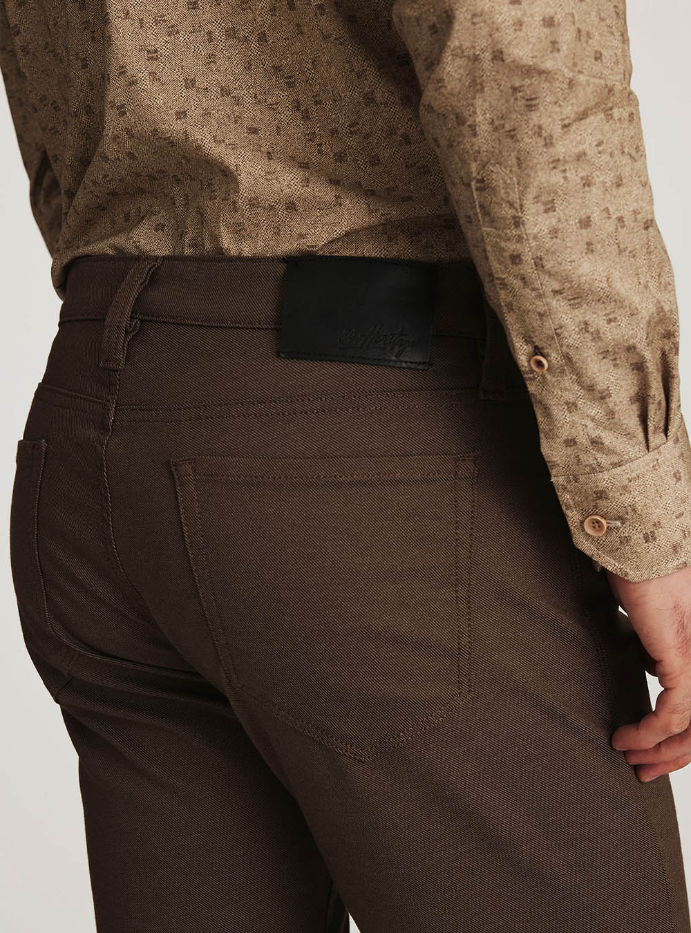 34 Heritage Courage Straight Leg Pant - Espresso Coolmax
