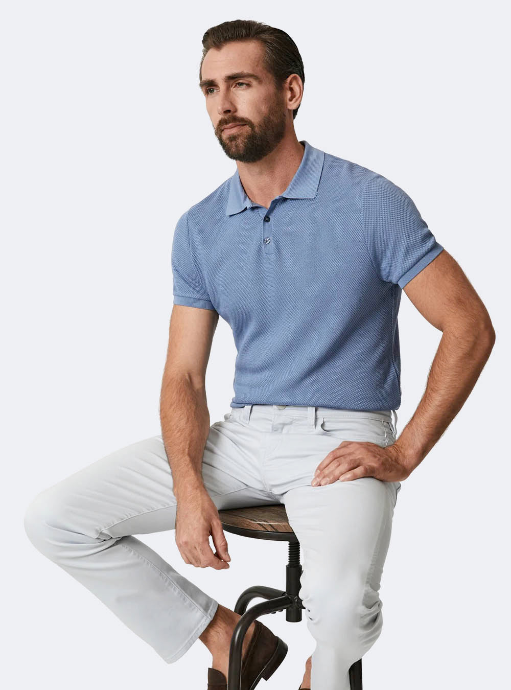 34 Heritage Courage Straight Leg Pants - Grey Dawn Coolmax
