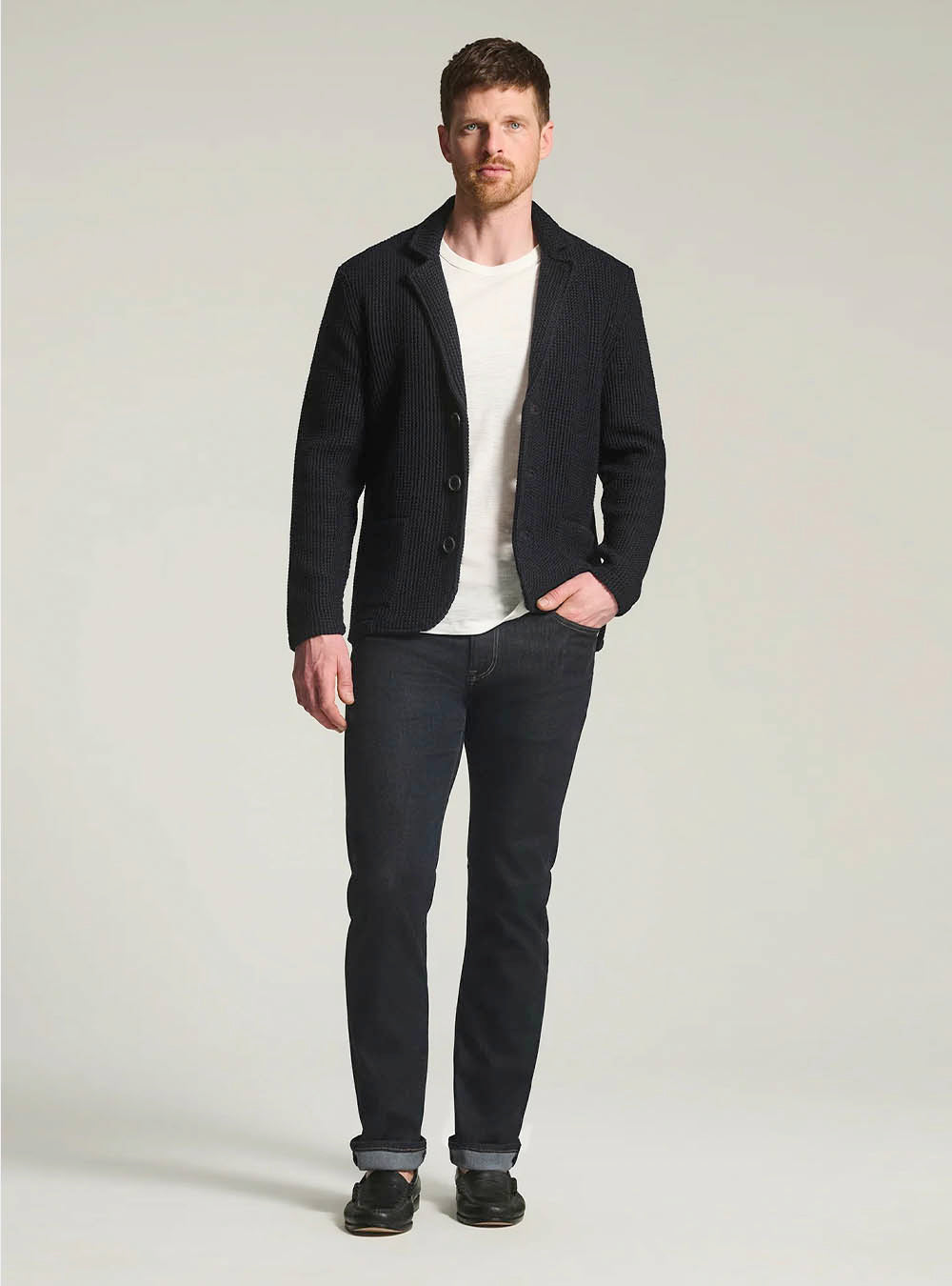 34 Heritage Courage Straight Leg Pants - Midnight Refined
