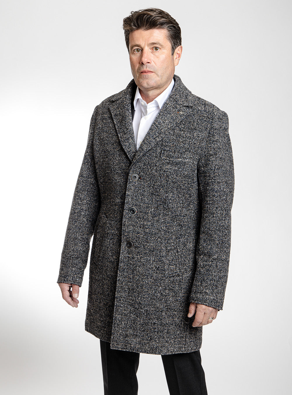 BOB Blue & Tan Marbled Topcoat