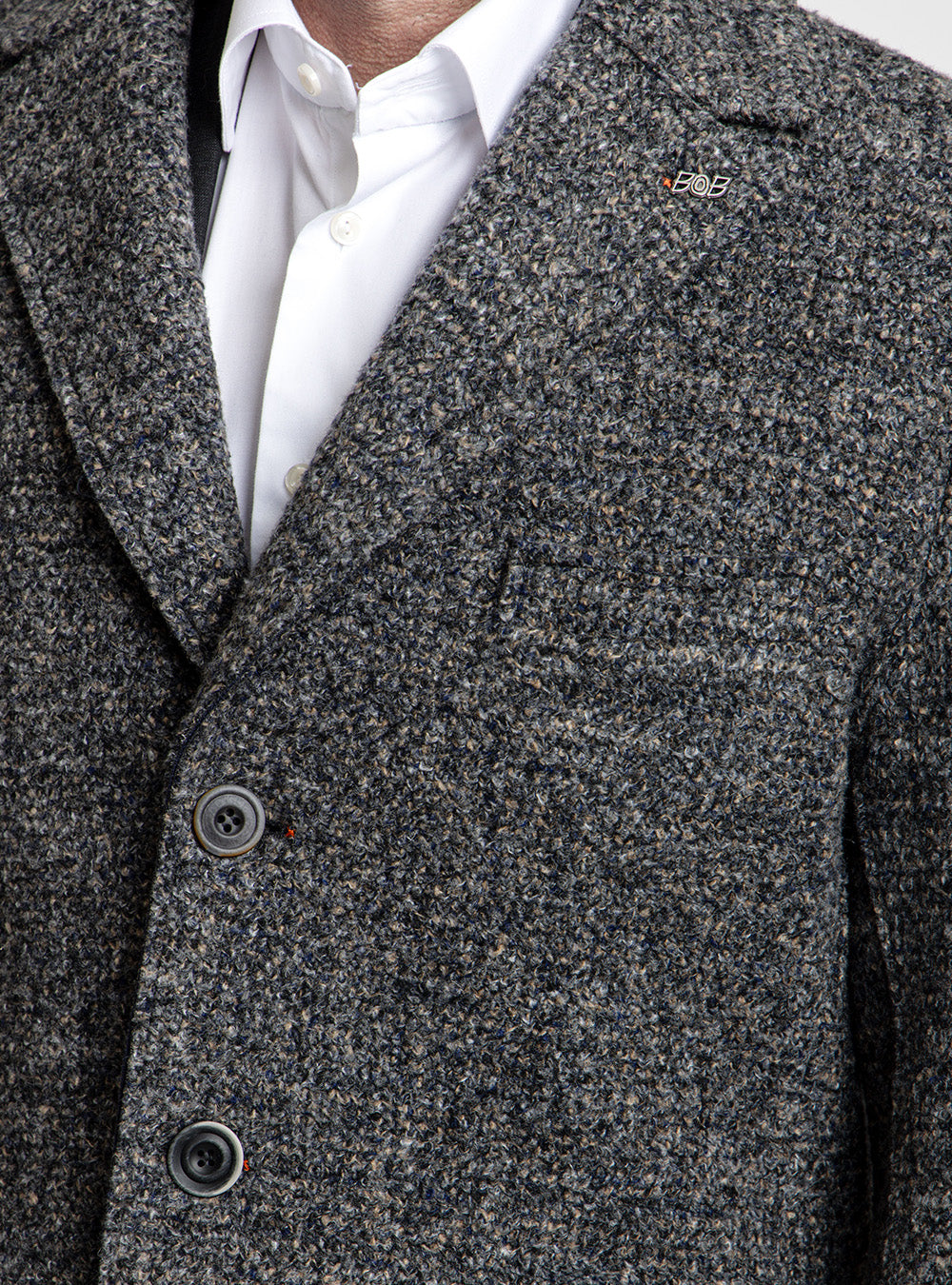 BOB Blue & Tan Marbled Topcoat