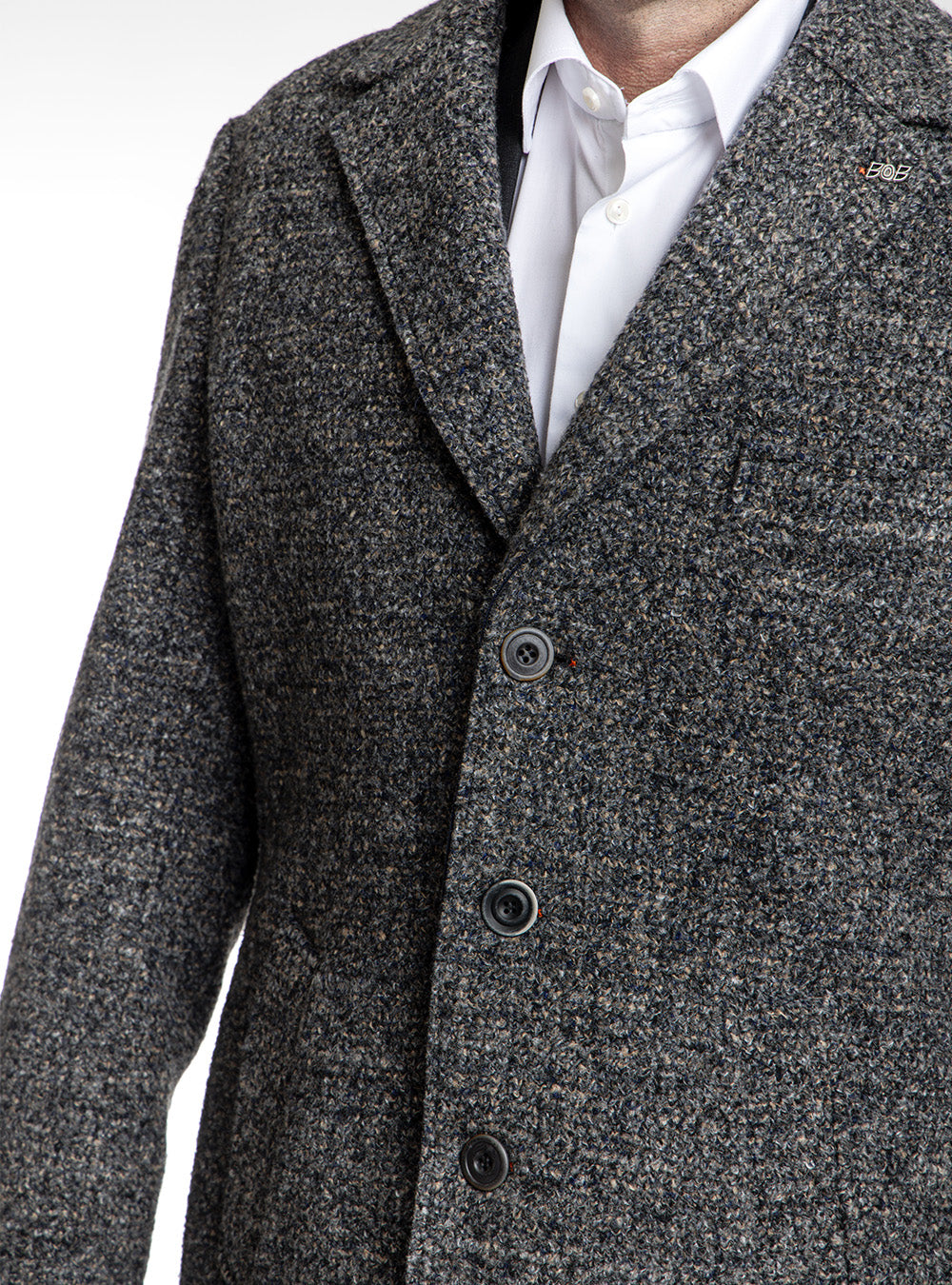 BOB Blue & Tan Marbled Topcoat