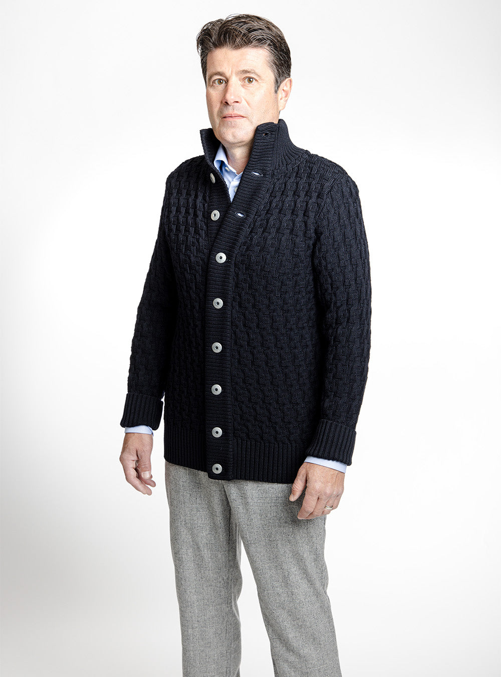 S.N.S. Herning Heavy Cable Knit Sweater