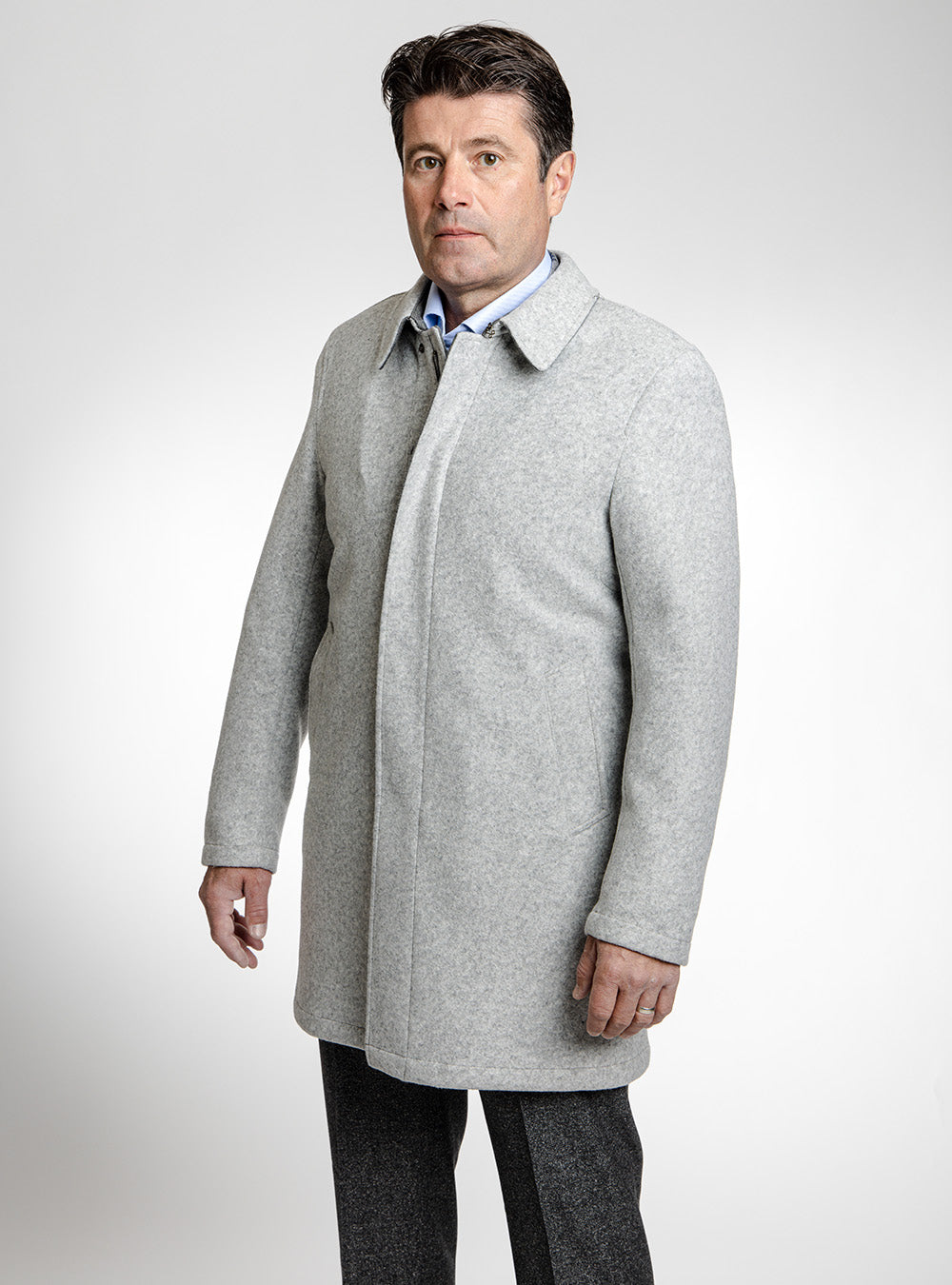 Fradi Light Grey Wool Jacket