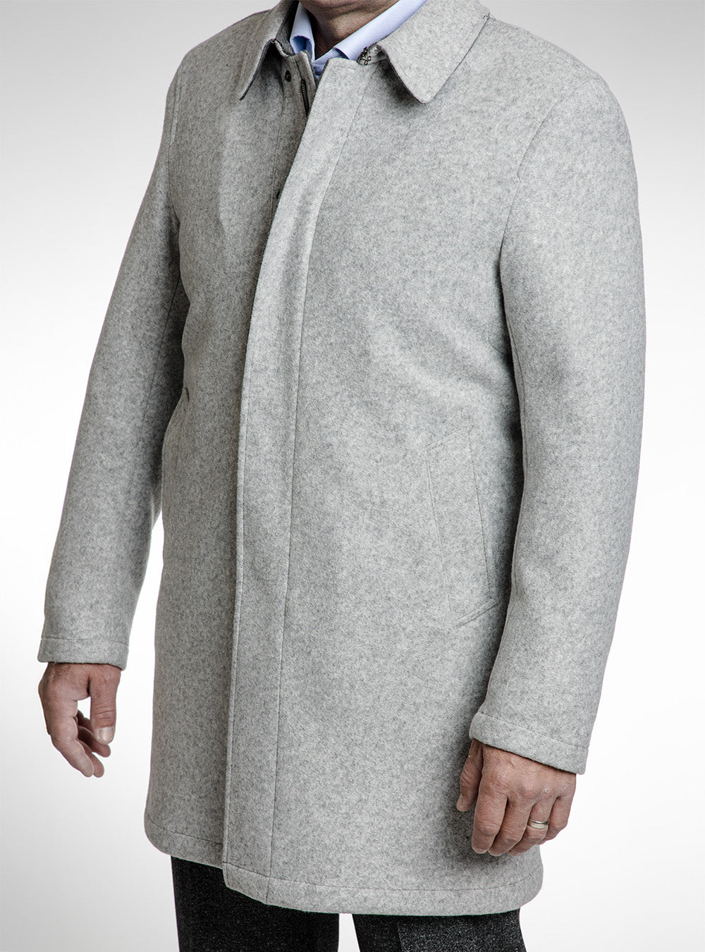 Fradi Light Grey Wool Jacket