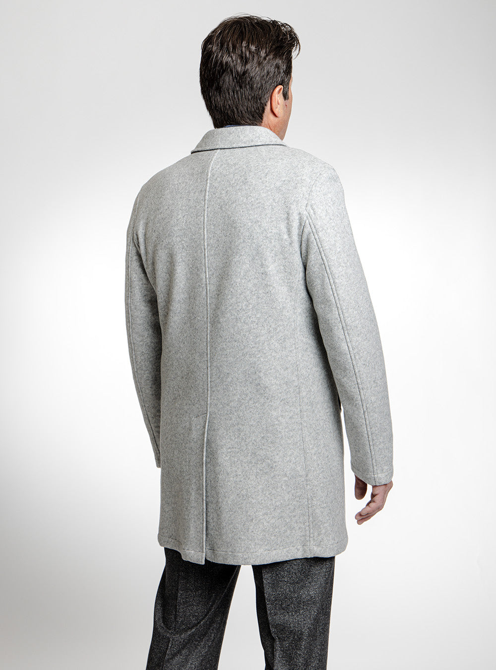 Fradi Light Grey Wool Jacket